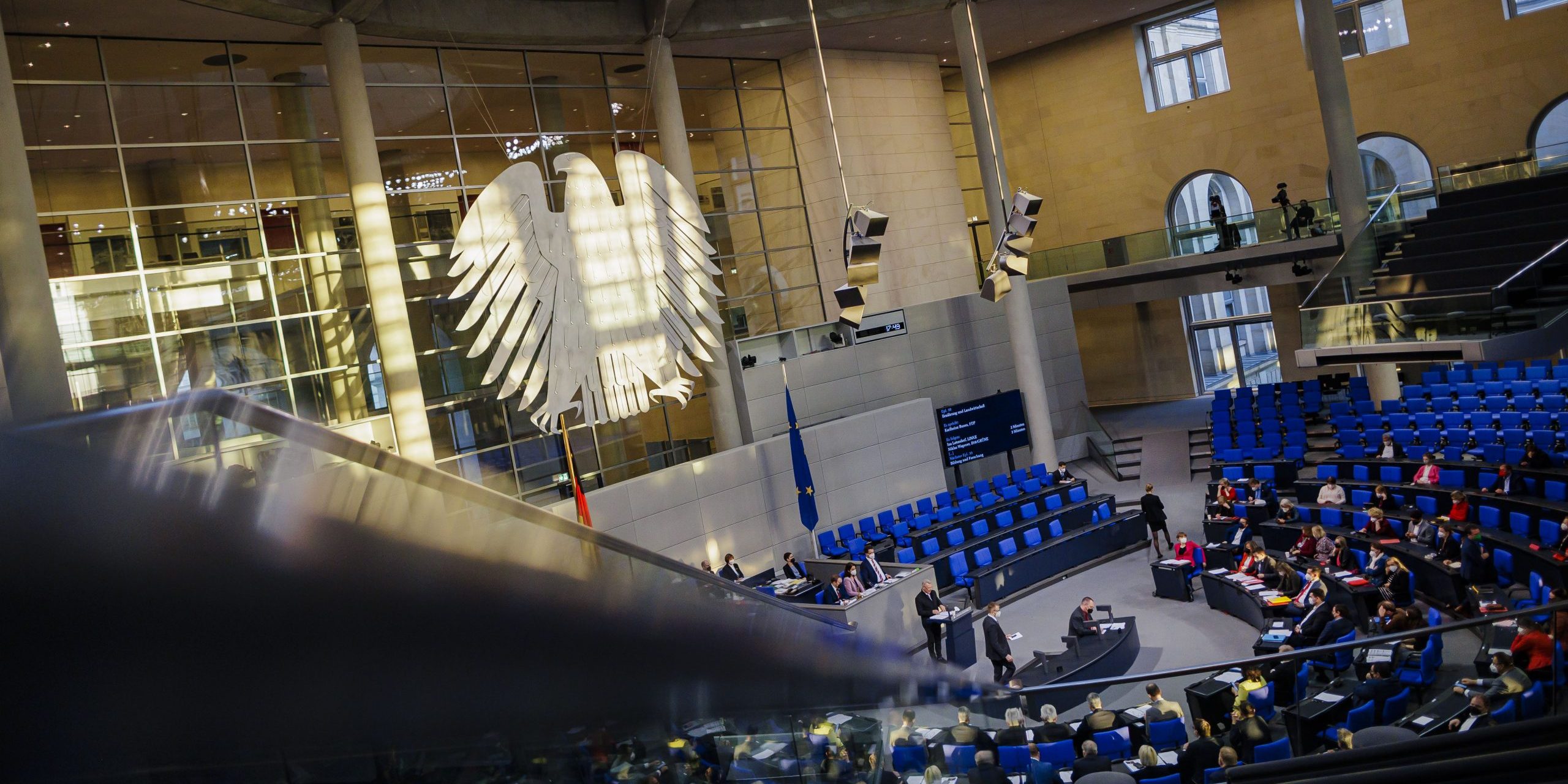 Abendsonne im Bundestag